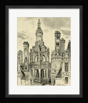 Framed Ornate Facade III Print