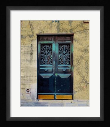 Framed Weathered Facade IV Print