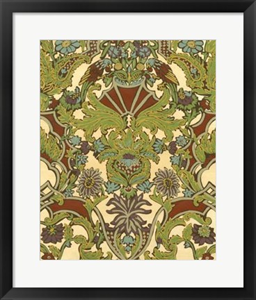 Framed Antique Adornment I Print