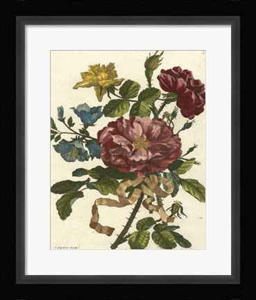 Framed Floral Posy II Print