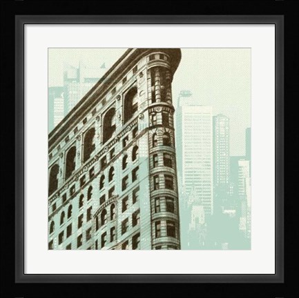 Framed Architectural Overlay II Print