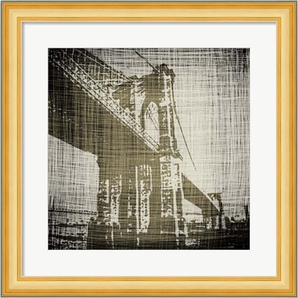 Framed Bridges of New York I Print