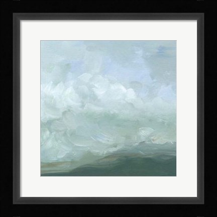 Framed Mountain Mist I Print