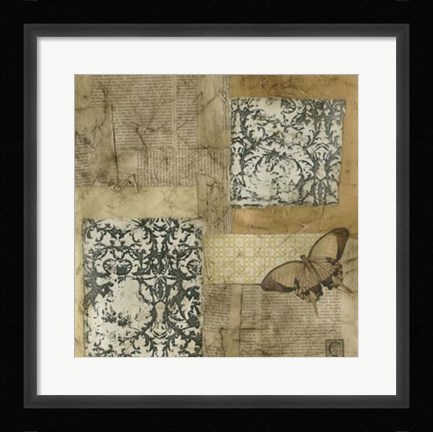 Framed Vintage Assemblage II Print