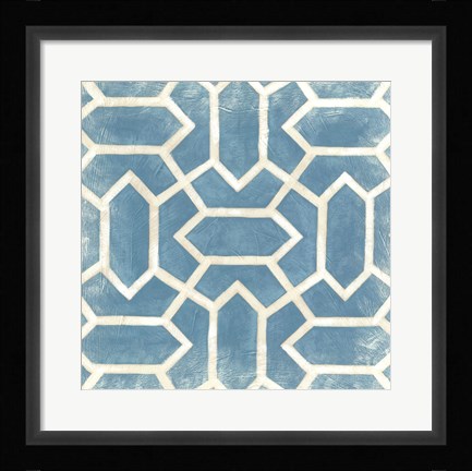 Framed Modern Symmetry V Print