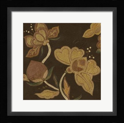 Framed Vintage Kimono I Print