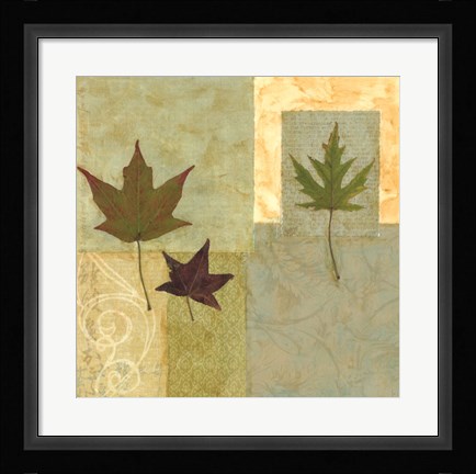 Framed Earth Elements I Print