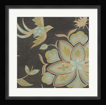 Framed Heirloom Floral III Print