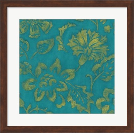 Framed Gilded Batik IV Print