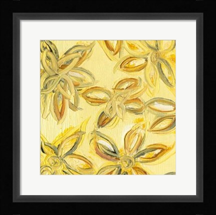 Framed Fleur I Print