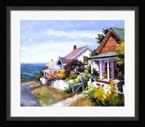 Framed Village Gem Print