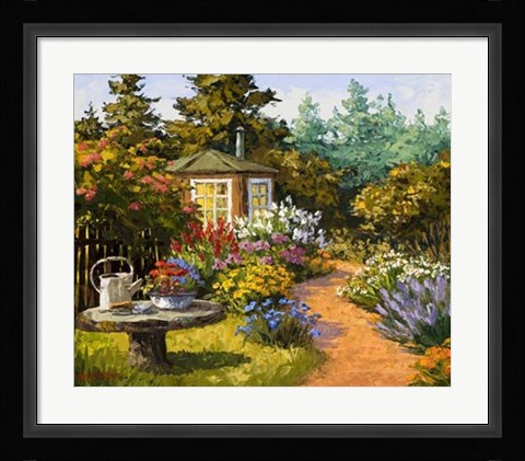 Framed Woodland Garden Print