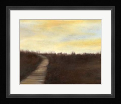 Framed Sunrise Stroll II Print