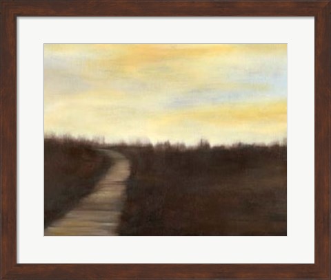 Framed Sunrise Stroll II Print