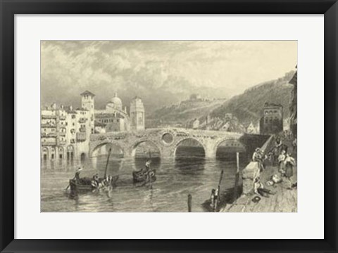 Framed Vintage Verona Print