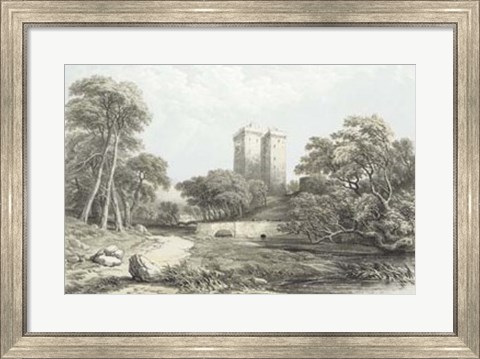 Framed Borthwick Castle Print