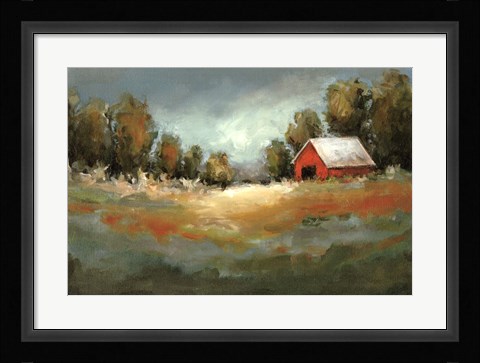 Framed Waiting for the Rain Print