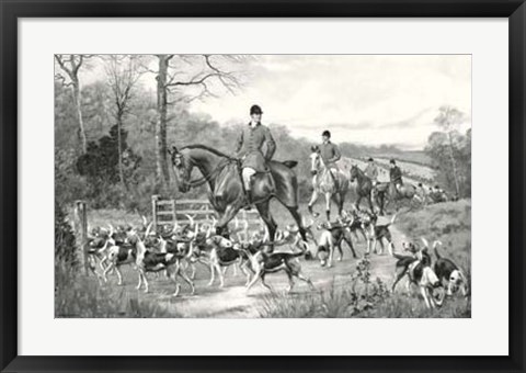 Framed Going to Covert Print