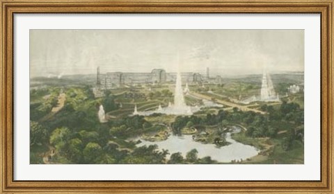 Framed Crystal Palace, London Print