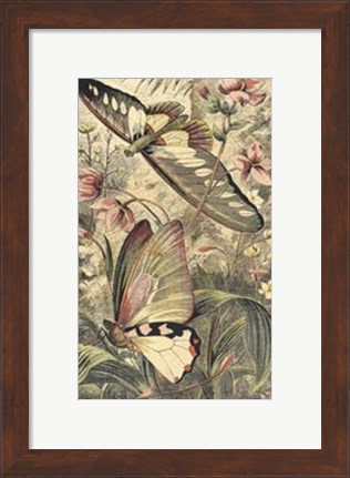 Framed Dancing Butterfly I Print