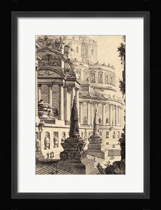 Framed Vintage Roman Ruins III Print