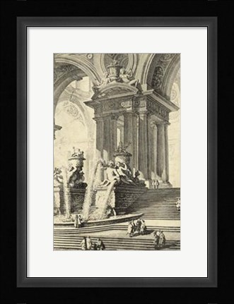 Framed Vintage Roman Ruins IV Print