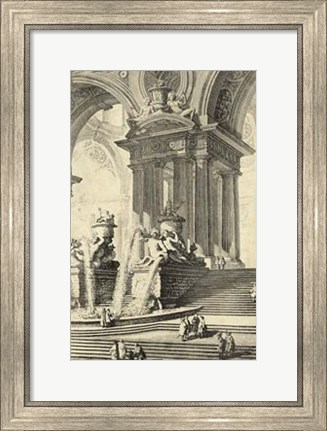 Framed Vintage Roman Ruins IV Print