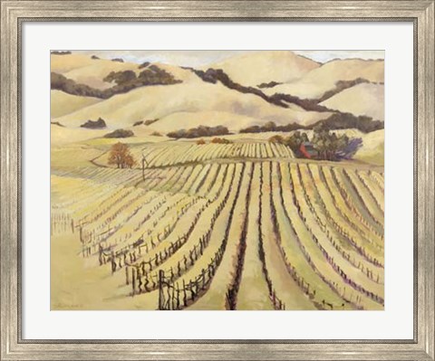 Framed Summer Vineyard Print