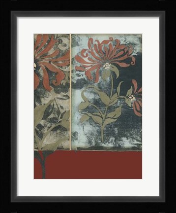 Framed Silhouette Tapestry IV Print