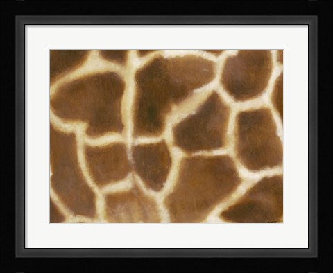 Framed Giraffe II Print