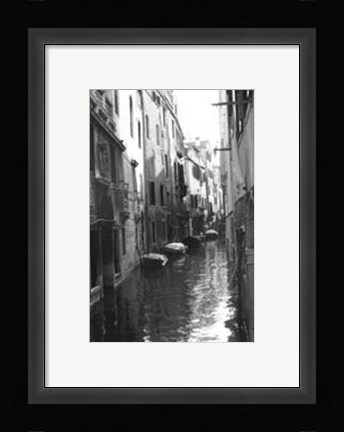 Framed Waterways of Venice VII Print