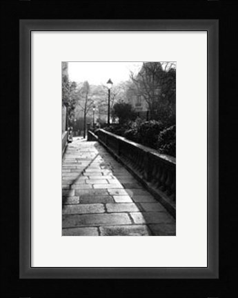 Framed Parisian Walkway I Print
