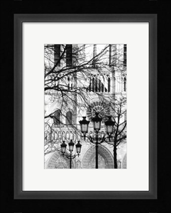 Framed Notre Dame Cathedral II Print