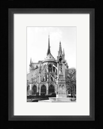 Framed Notre Dame Cathedral III Print