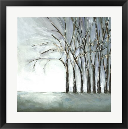 Framed Tree in Winter Print