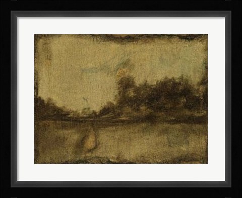Framed Gilded Landscape II Print