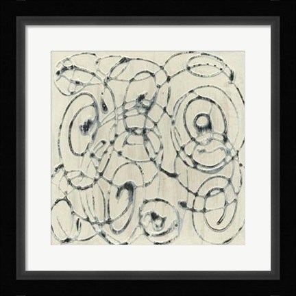 Framed Modern Relief I Print