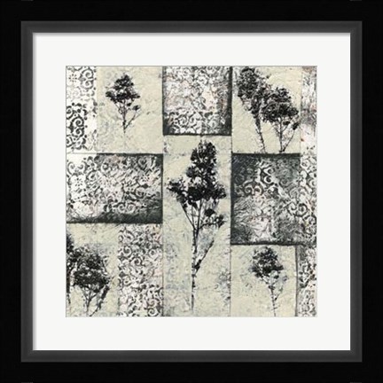 Framed Toile Redone III Print