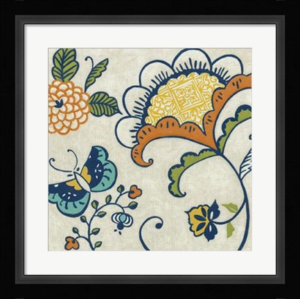 Framed Joyous Garden II Print