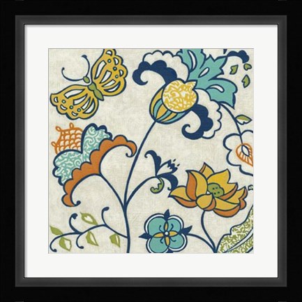 Framed Joyous Garden III Print