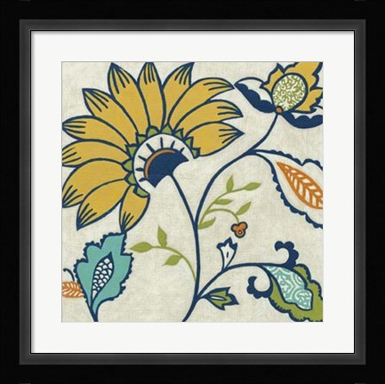 Framed Joyous Garden IV Print
