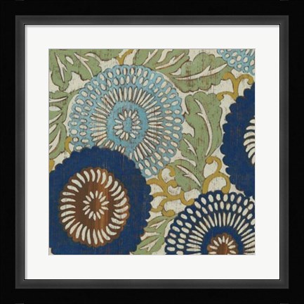 Framed Indigo Sakura II Print