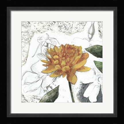 Framed Blossom Montage III Print