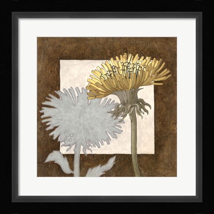 Framed Sunshine Floral II Print