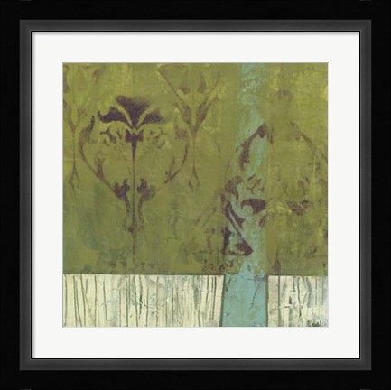 Framed Distressed Abstraction I Print