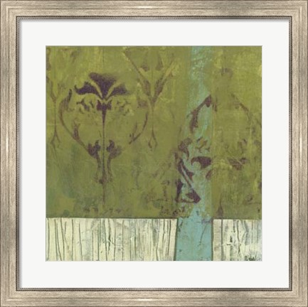 Framed Distressed Abstraction I Print