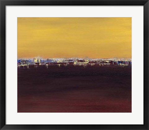 Framed Harbor Light II Print