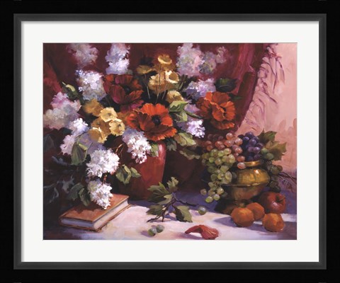 Framed Red Poppies Print