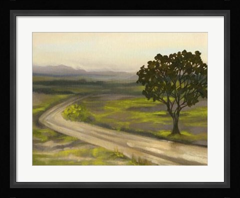 Framed Road in the Valley II Print