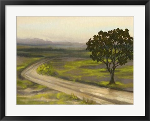 Framed Road in the Valley II Print